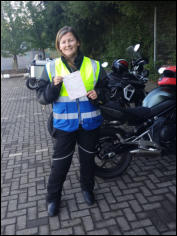 Cindy (Tristan's wife) first time Mod1 pass on same day.
