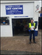 Aaron Mod2 pass upgrading from his A2 licence 