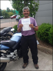 Raman again - gone from CBT to Mod2 full DAS pass in under 5 months in order to go on his dream holiday which involves riding a motorcycle through Nepal to the base of Mount Everest 