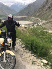 Raman motorcycling in the Himalayas 03